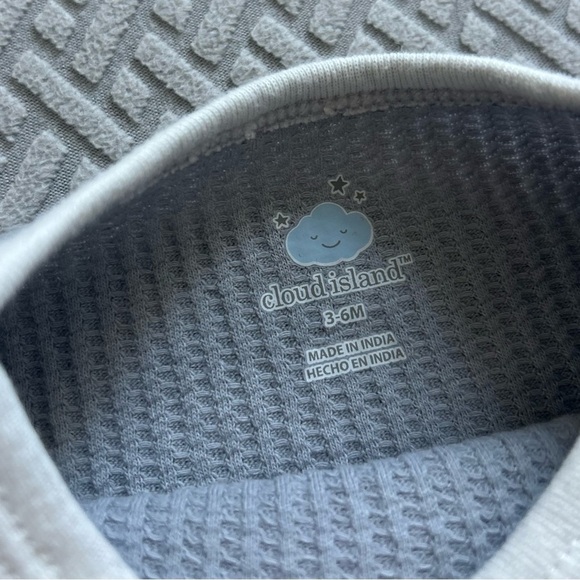 NWOT (2) Cloud Island Baby Girl Wide Ribbed Top & Bottom Sets- Size 3-6M - Picture 8 of 10